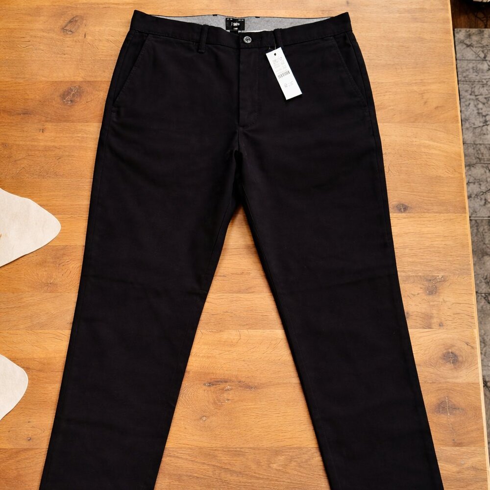 J.Crew Black Slim Fit Dress Pants Size 33x32 NWT